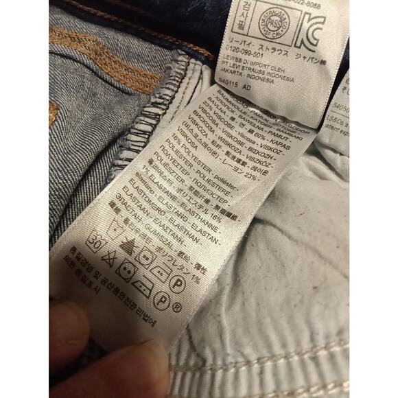 Levis 529 Jeans Women's Size 6 Blue Stretch Denim Curvy Bootcut Western K - Picture 10 of 16